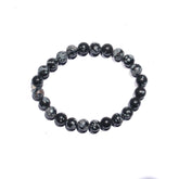Snowflake Obsidian Bracelet